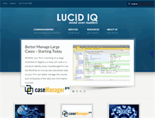 Tablet Screenshot of lucidiq.com